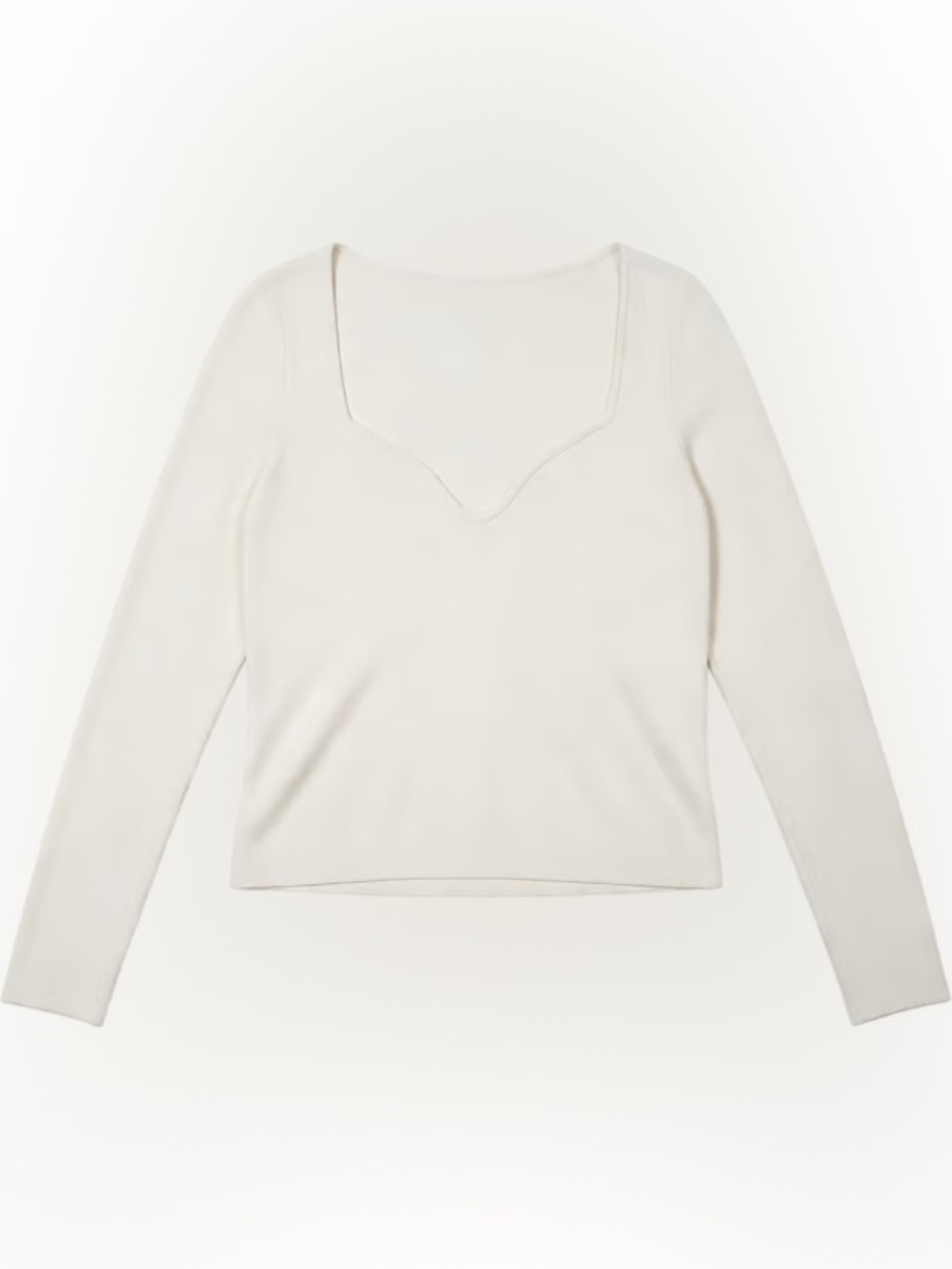 Wilfred Cream Long-Sleeve Knit Top